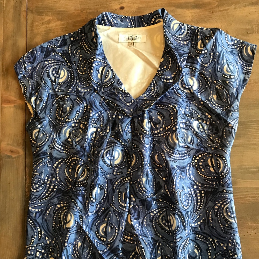 Tibi silk blouse